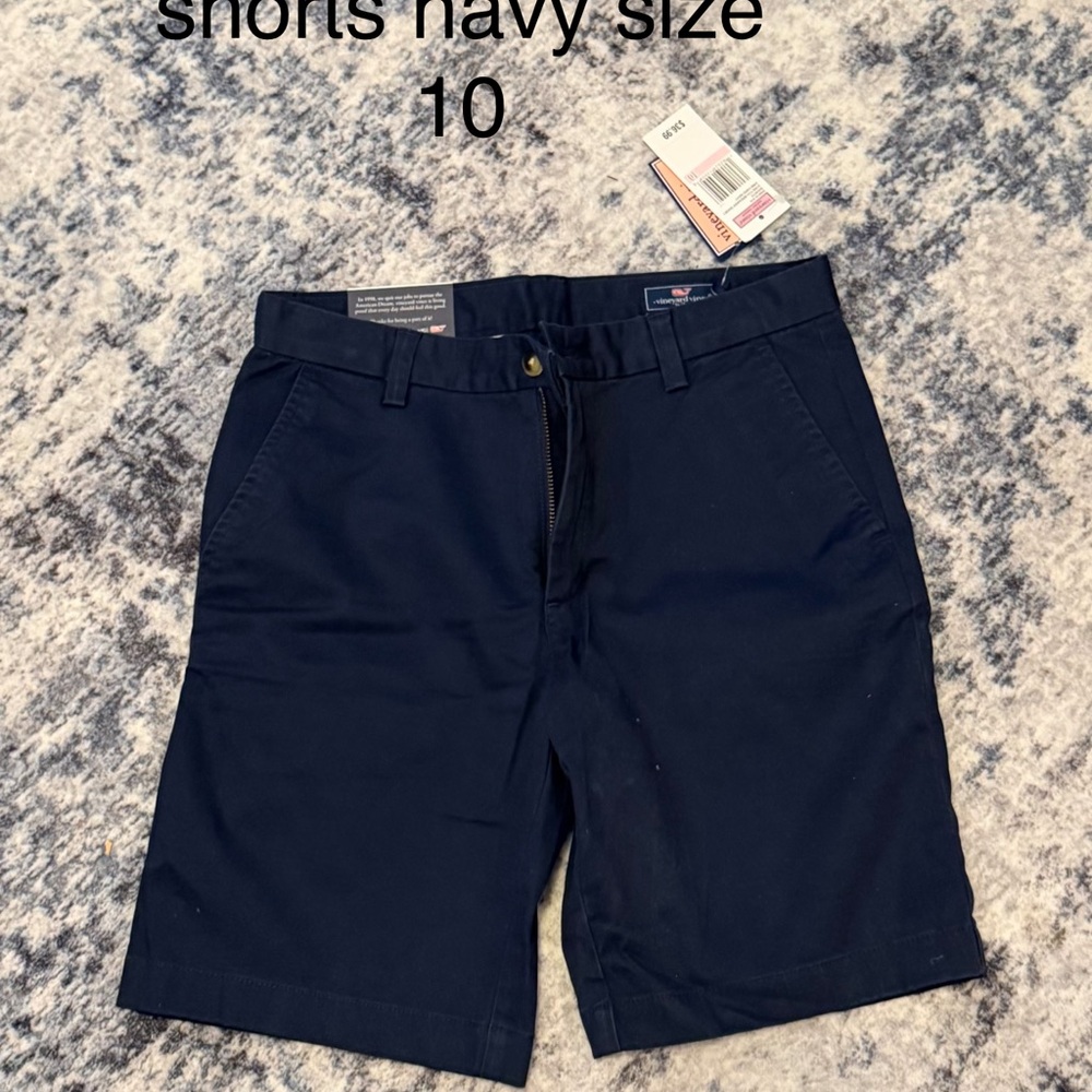Vineyard Vines Boys Navy Shorts
